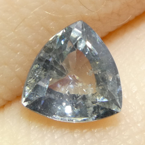 1.48ct Trillion Teal Blue Sapphire from Tanzania Unheated