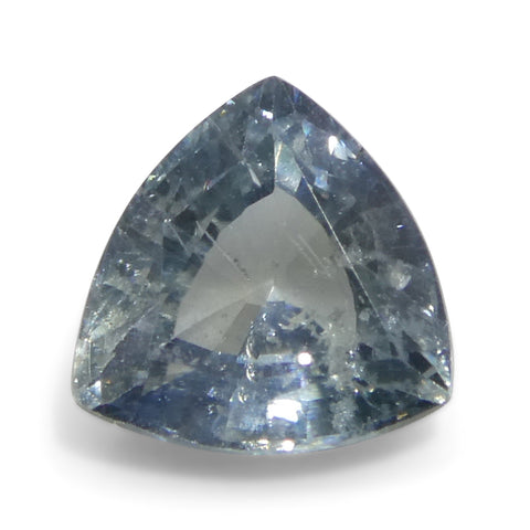 1.48ct Trillion Teal Blue Sapphire from Tanzania Unheated