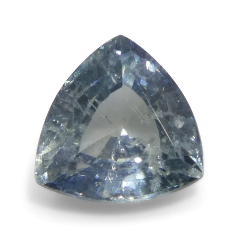 1.48ct Trillion Teal Blue Sapphire from Tanzania Unheated