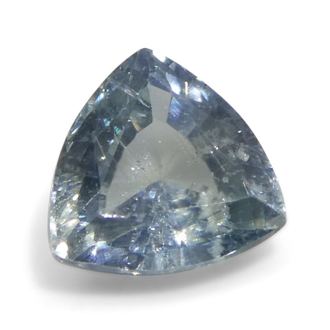 1.48ct Trillion Teal Blue Sapphire from Tanzania Unheated