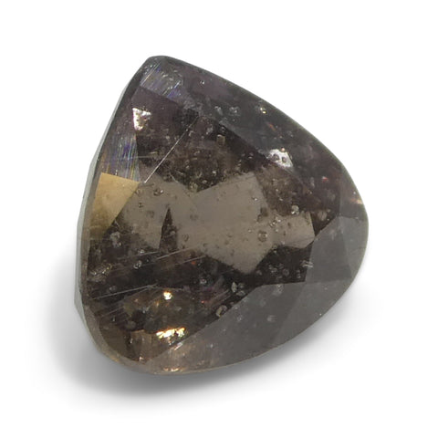 1.51ct Pear Brownish-Pink Sapphire from Tanzania Unheated