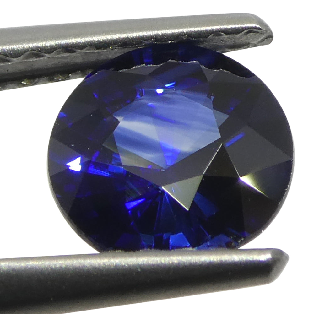1.06ct Round Blue Sapphire from Sri Lanka, premium heated gemstone by SkyJems, Canadian fine jewelry specialists since 1967