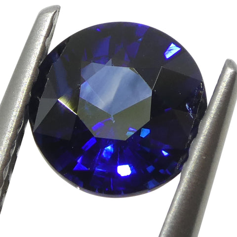 1.06ct Round Blue Sapphire from Sri Lanka