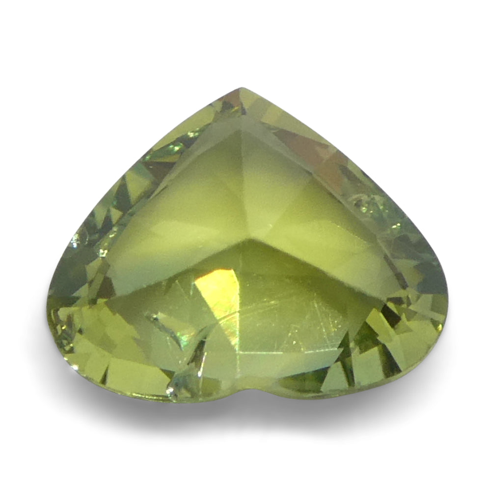 1.41ct Heart Green and Blue Sapphire from Sri Lanka - Skyjems Wholesale Gemstones