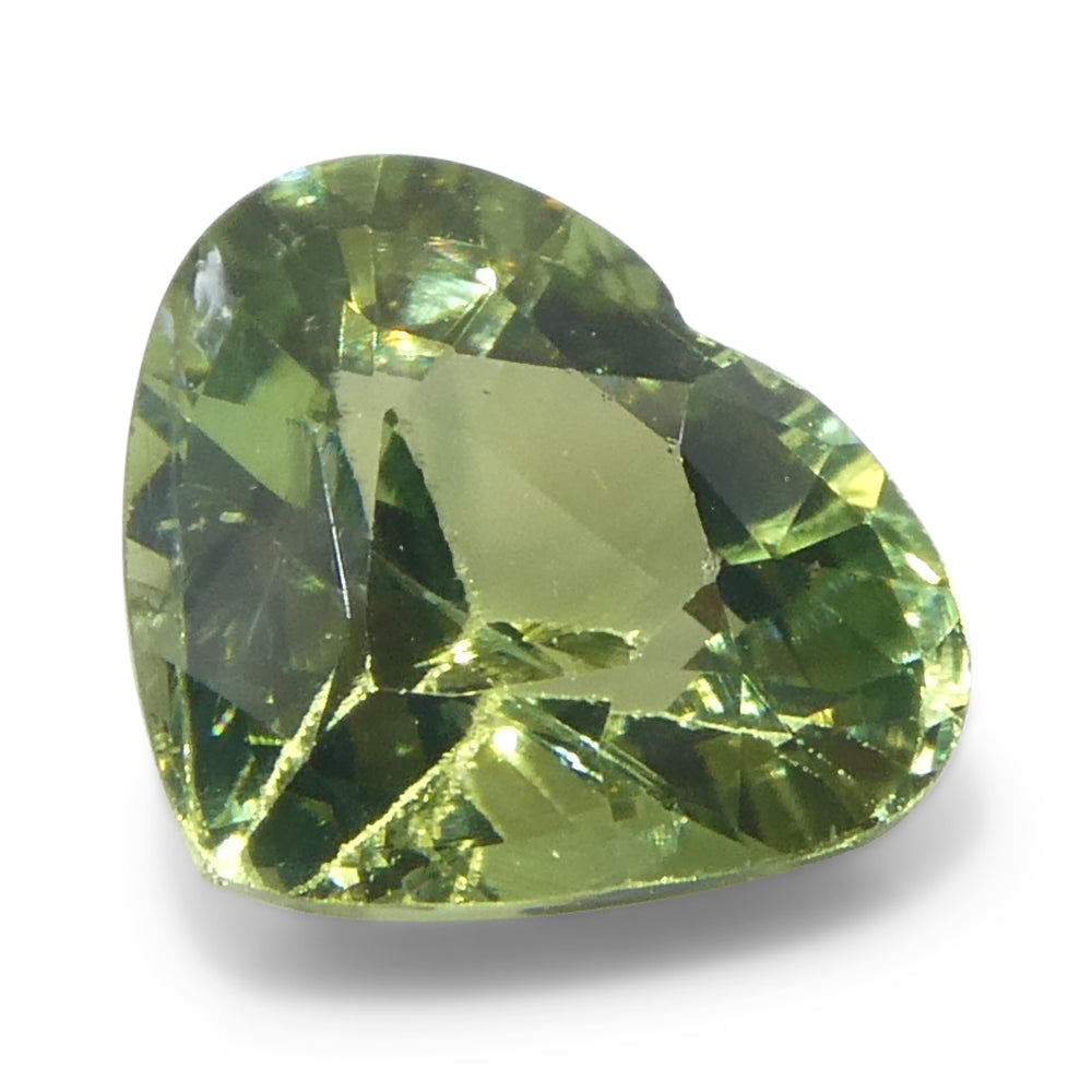 1.27ct Heart Green Sapphire from Sri Lanka - Skyjems Wholesale Gemstones