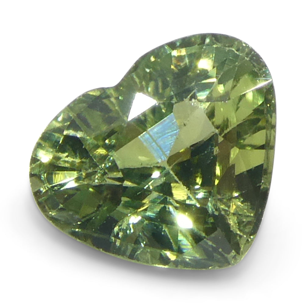 1.27ct Heart Green Sapphire from Sri Lanka - Skyjems Wholesale Gemstones