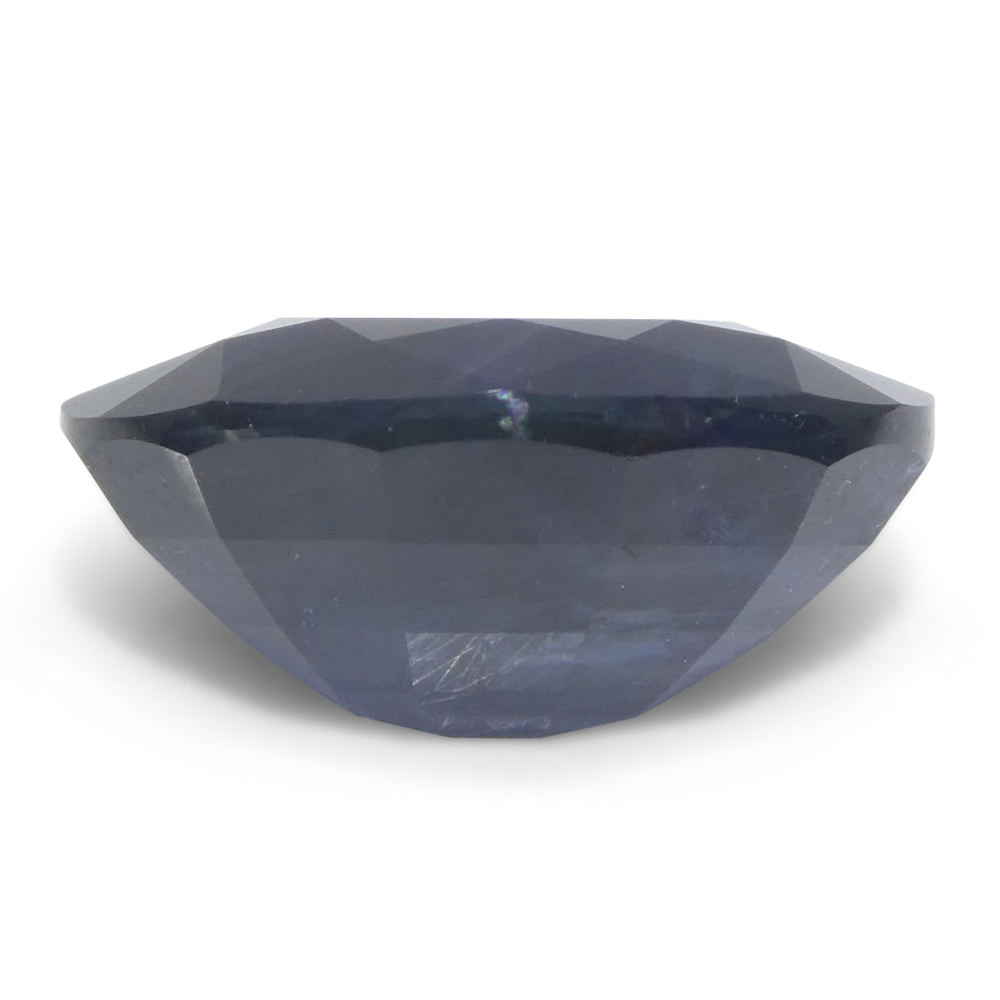 3.55ct Purplish Blue Oval Sapphire from East Africa, premium gemstone by SkyJems Canadian gem specialists