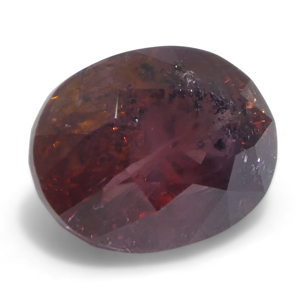 1.44ct Oval Red Sapphire from East Africa, heated gemstone by SkyJems, premium Canadian colored gem specialists