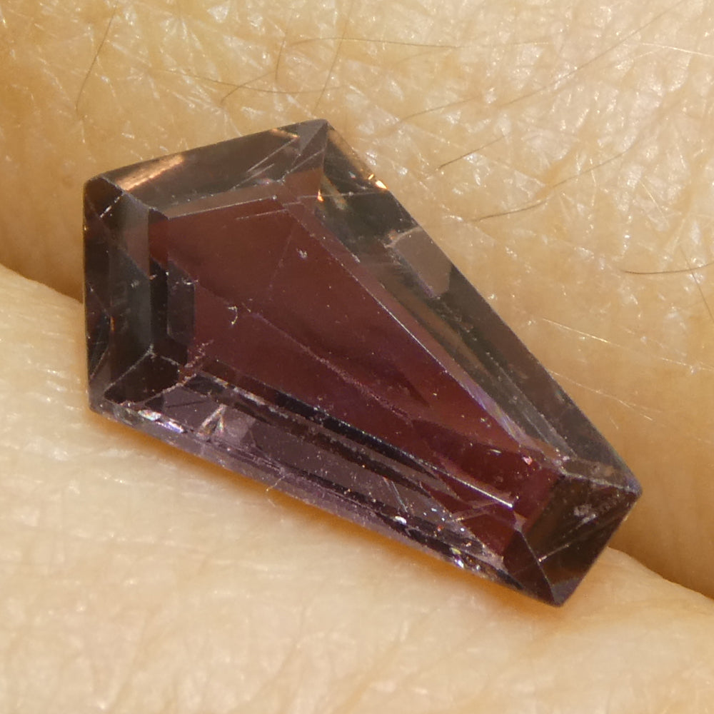 1.86ct Pentagon/Coffin Purple Sapphire from East Africa - Skyjems Wholesale Gemstones