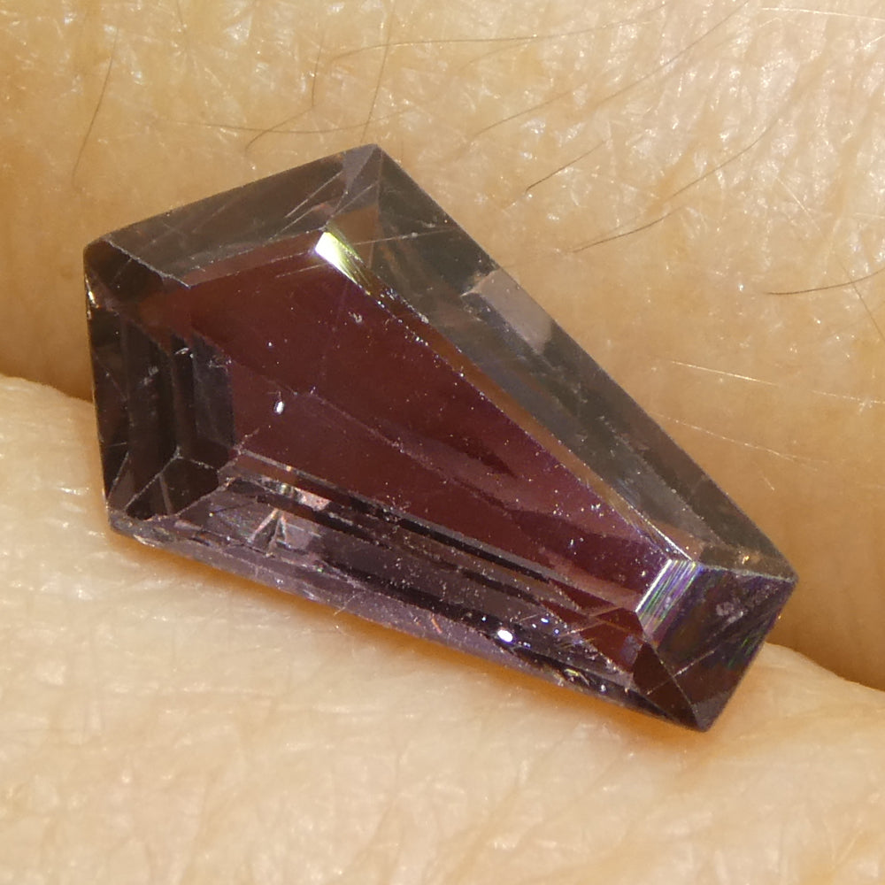 1.86ct Pentagon/Coffin Purple Sapphire from East Africa - Skyjems Wholesale Gemstones