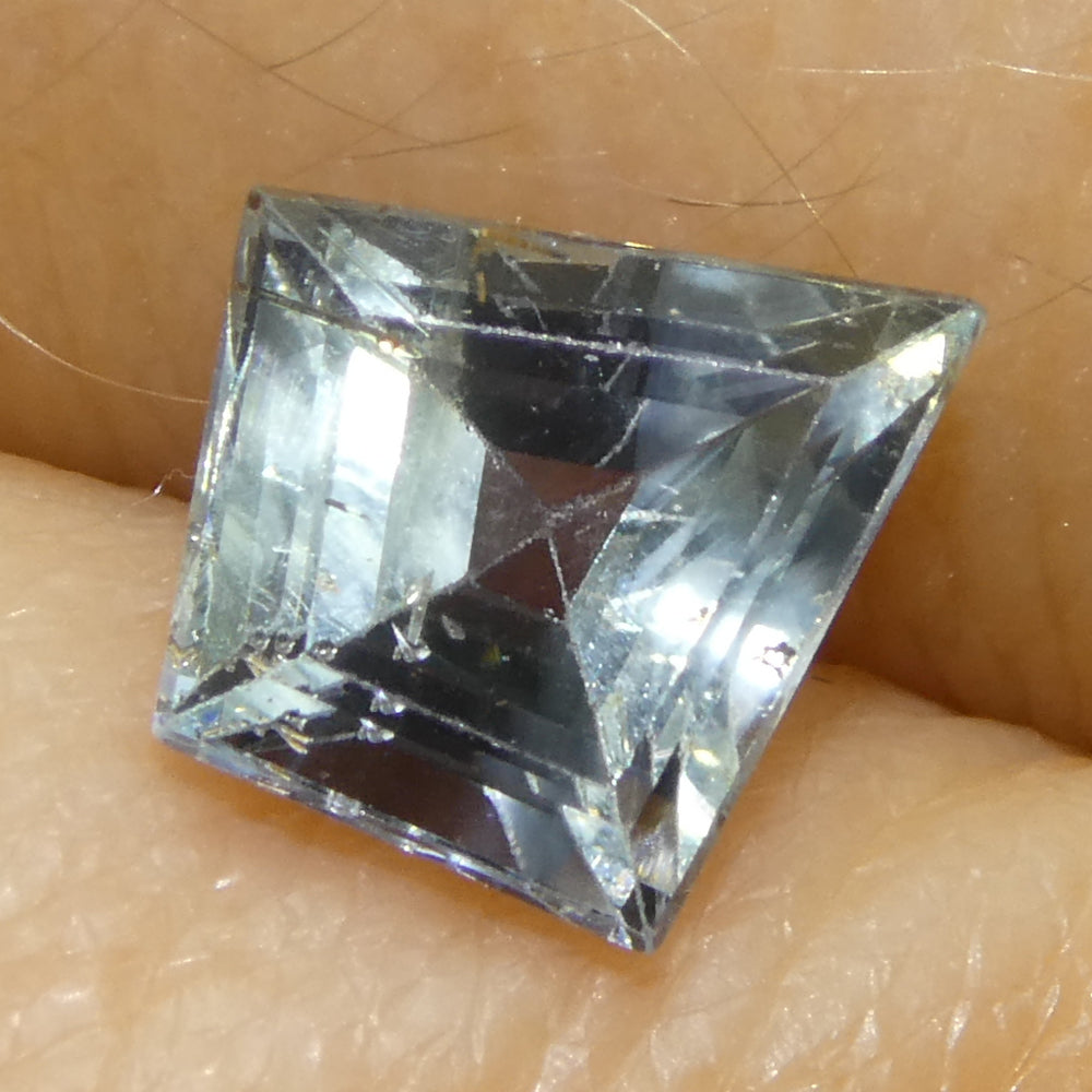 1.33ct Trapazoid/Kite Blue Sapphire from East Africa - Skyjems Wholesale Gemstones