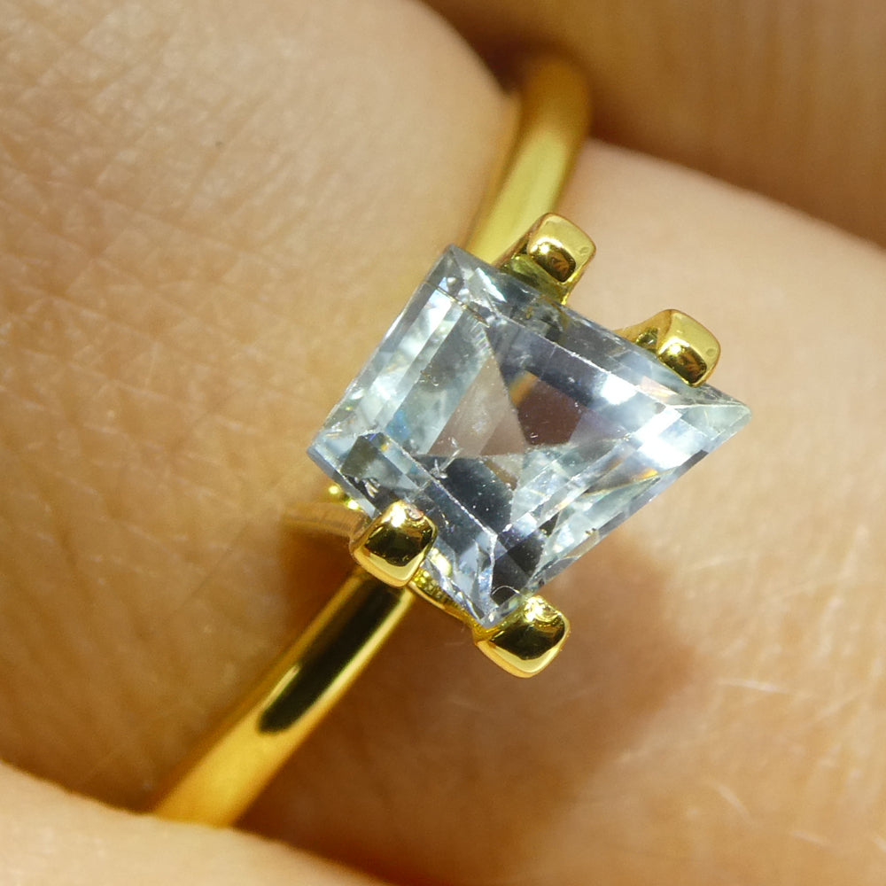 1.33ct Trapazoid/Kite Blue Sapphire from East Africa - Skyjems Wholesale Gemstones