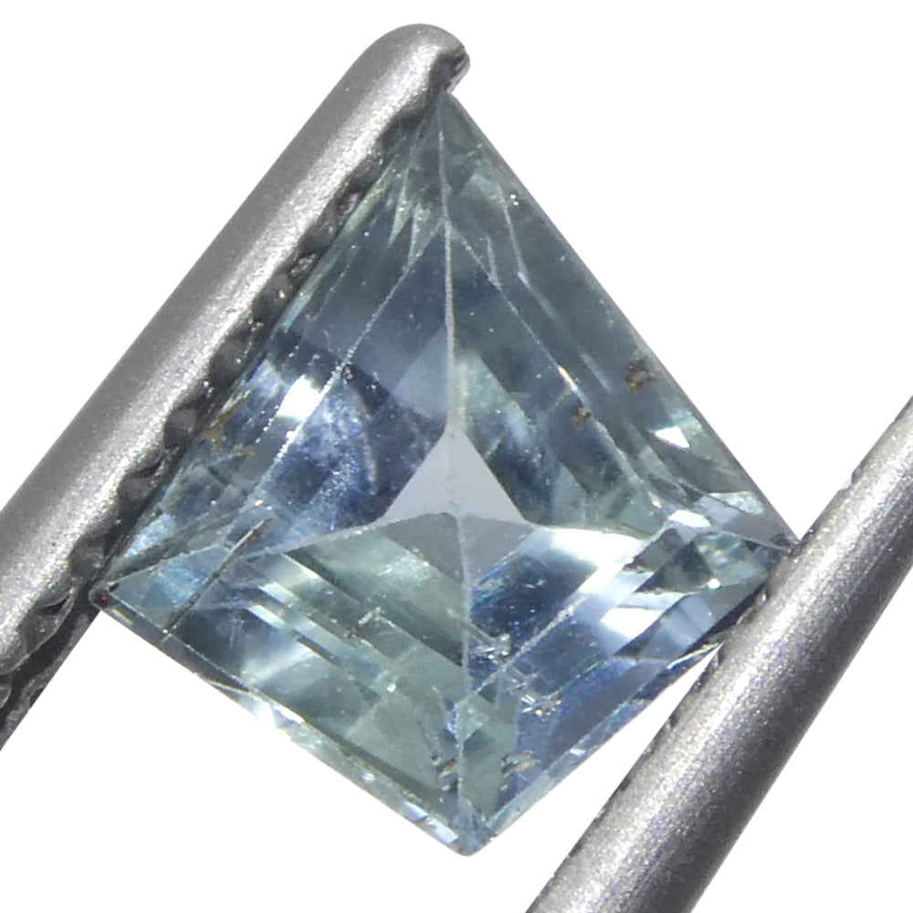 1.33ct Trapazoid/Kite Blue Sapphire from East Africa - Skyjems Wholesale Gemstones