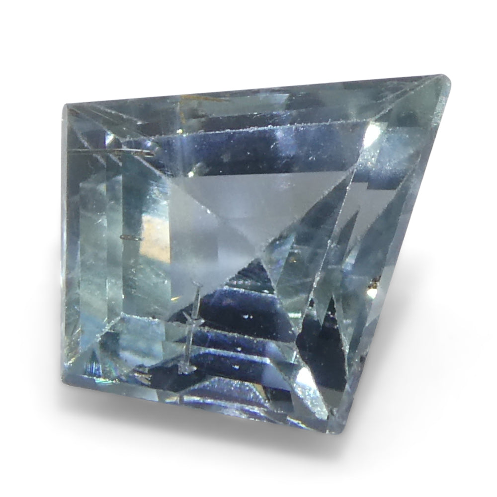 1.33ct Trapazoid/Kite Blue Sapphire from East Africa - Skyjems Wholesale Gemstones