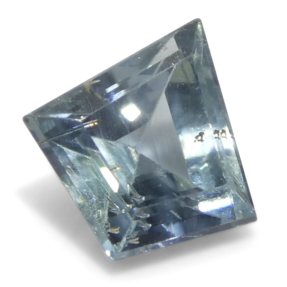 1.33ct Trapazoid/Kite Blue Sapphire from East Africa - Skyjems Wholesale Gemstones