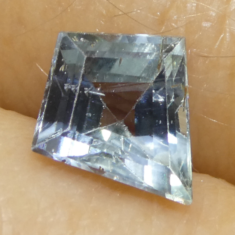 1.33ct Trapazoid/Kite Blue Sapphire from East Africa - Skyjems Wholesale Gemstones