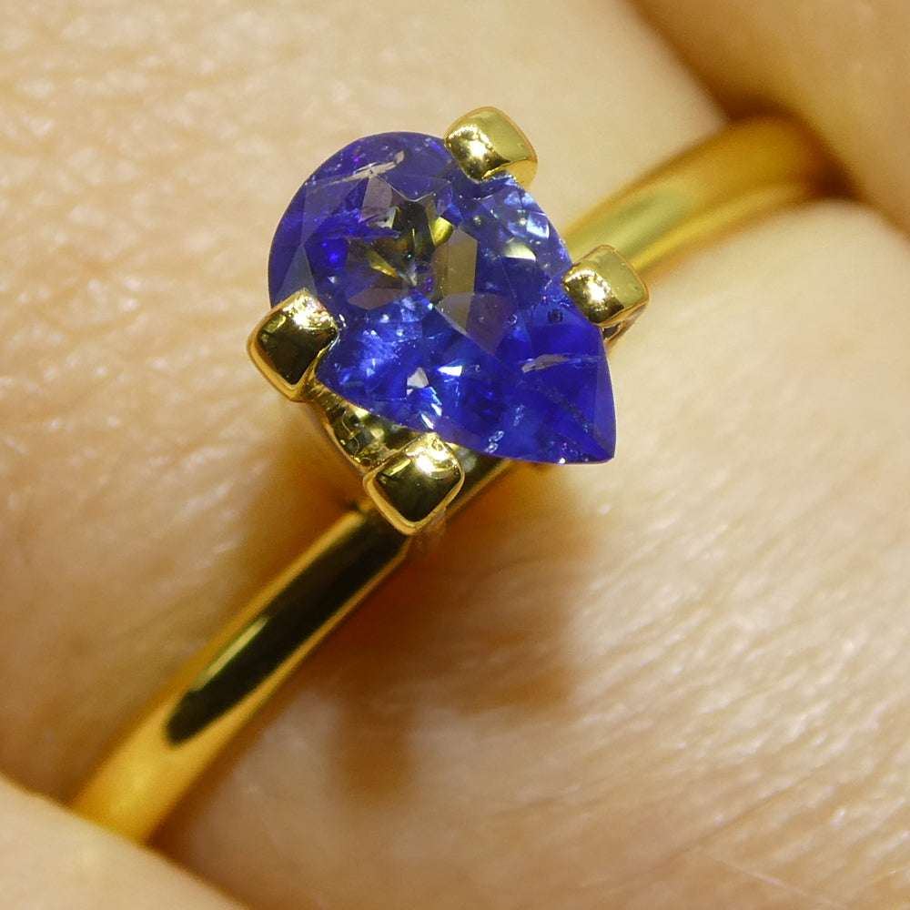 0.54ct Pear Blue Sapphire from Sri Lanka - Skyjems Wholesale Gemstones