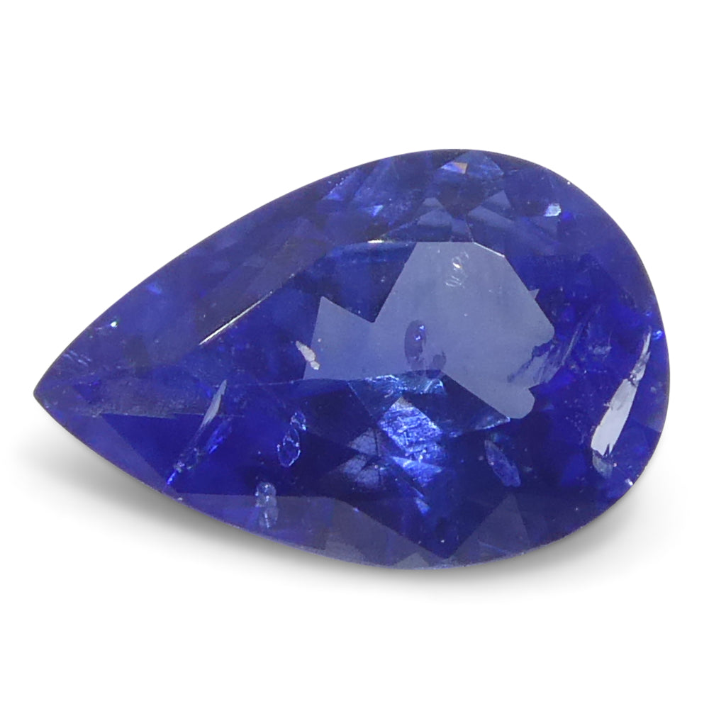 0.54ct Pear Blue Sapphire from Sri Lanka - Skyjems Wholesale Gemstones