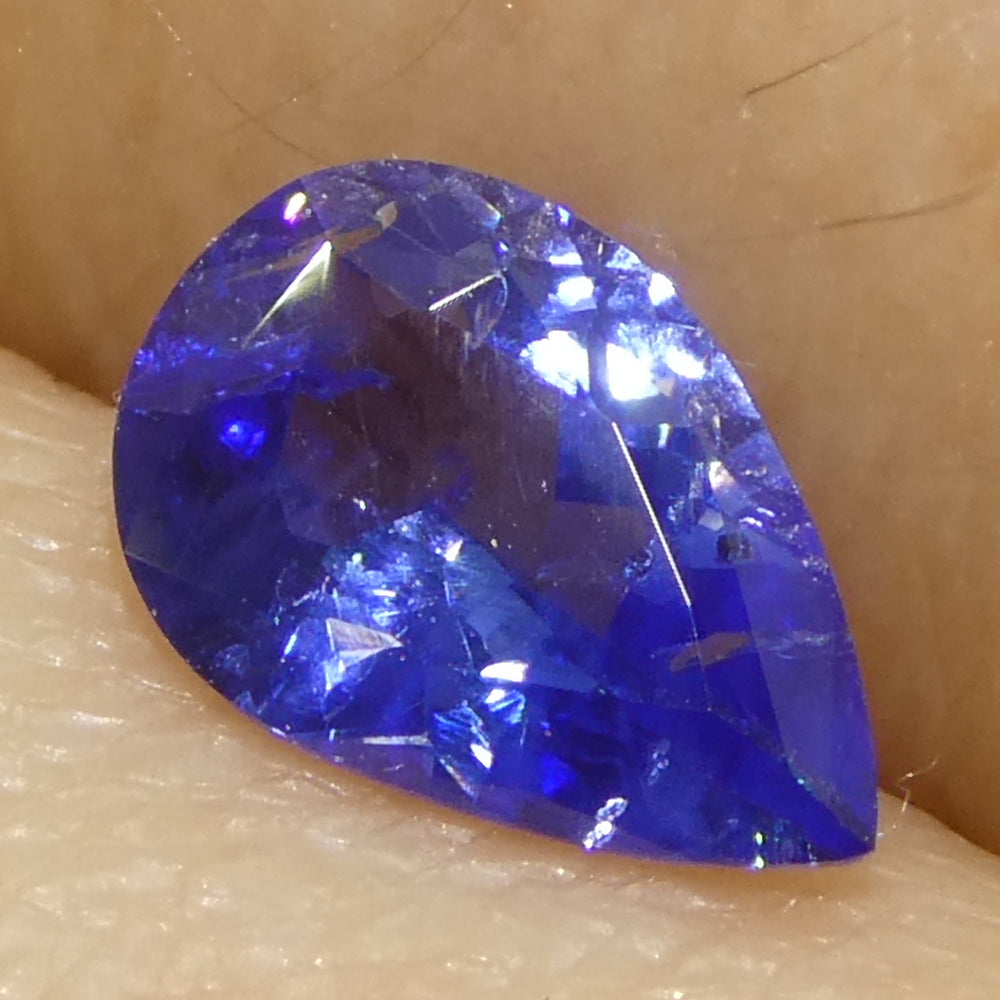 0.54ct Pear Blue Sapphire from Sri Lanka - Skyjems Wholesale Gemstones