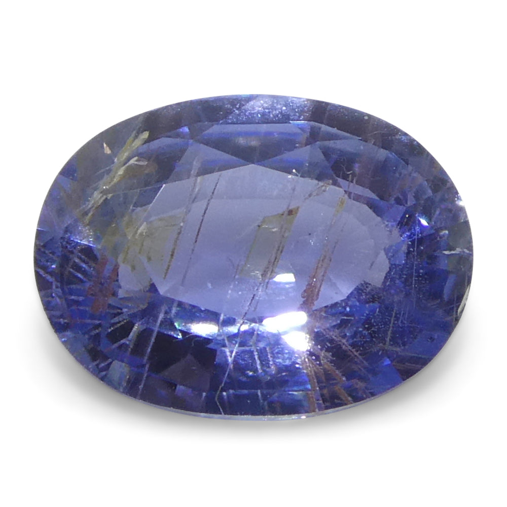 0.99ct Oval Blue Sapphire from Sri Lanka, medium-light blue gemstone by SkyJems, premium Ceylon sapphire collection