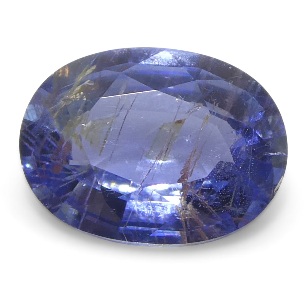 0.99ct Oval Blue Sapphire from Sri Lanka, medium-light blue gemstone by SkyJems, premium Ceylon sapphire collection