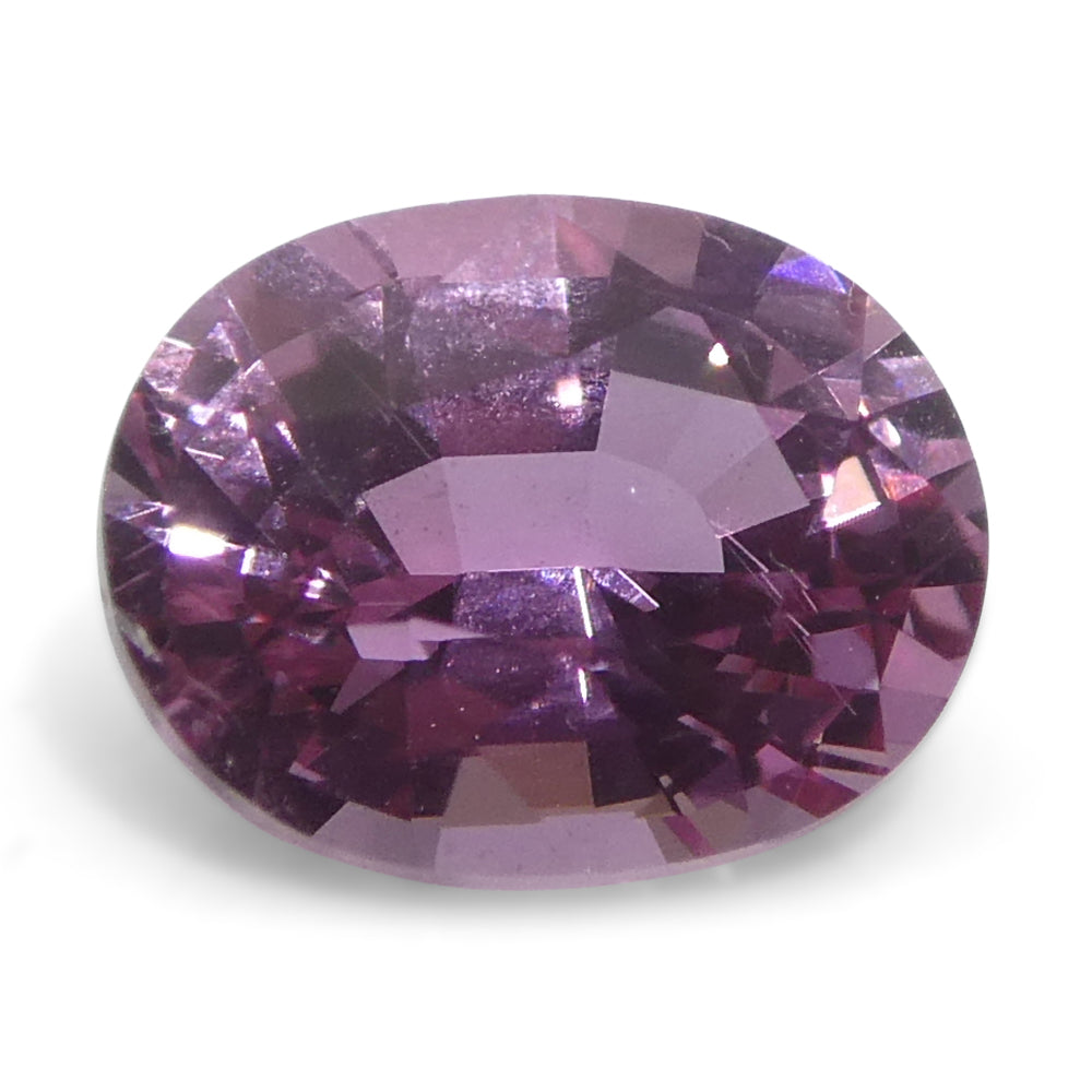 0.69ct Oval Pink Sapphire from Madagascar, purplish pink gemstone by SkyJems, premium Canadian colored gem specialists