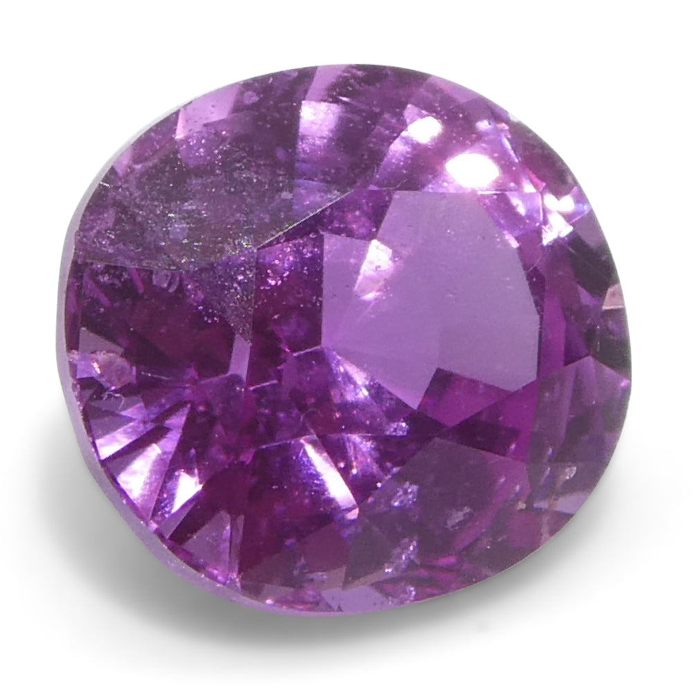 0.99ct Oval Purple-Pink Madagascar Sapphire, vivid medium tone, SkyJems premium loose gemstone collection