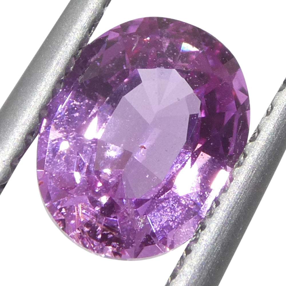 0.99ct Oval Purple-Pink Madagascar Sapphire, premium single stone from SkyJems' rare colored gemstone collection