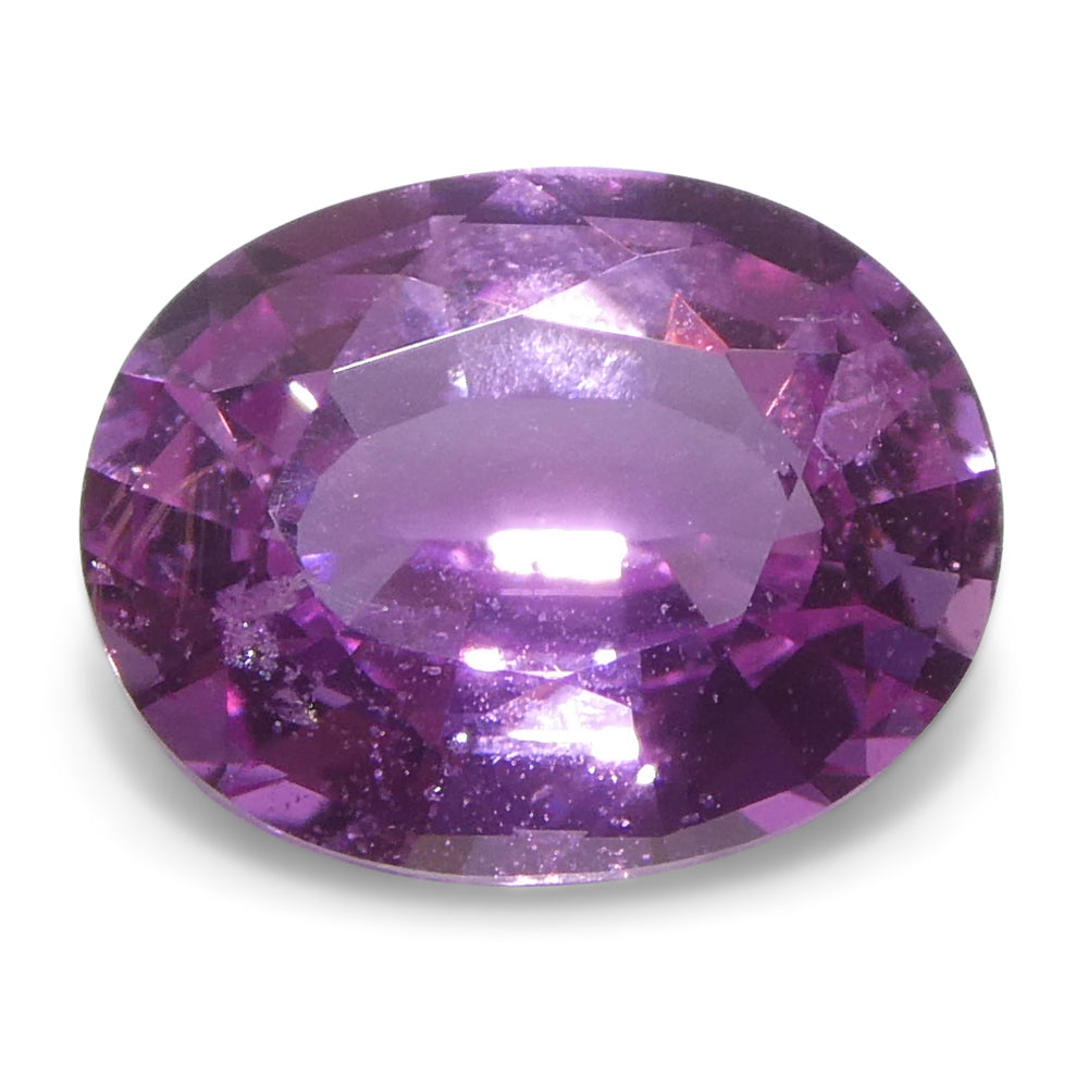 0.99ct Oval Purple-Pink Madagascar Sapphire, precision-cut single stone from SkyJems' premium colored gemstone collection