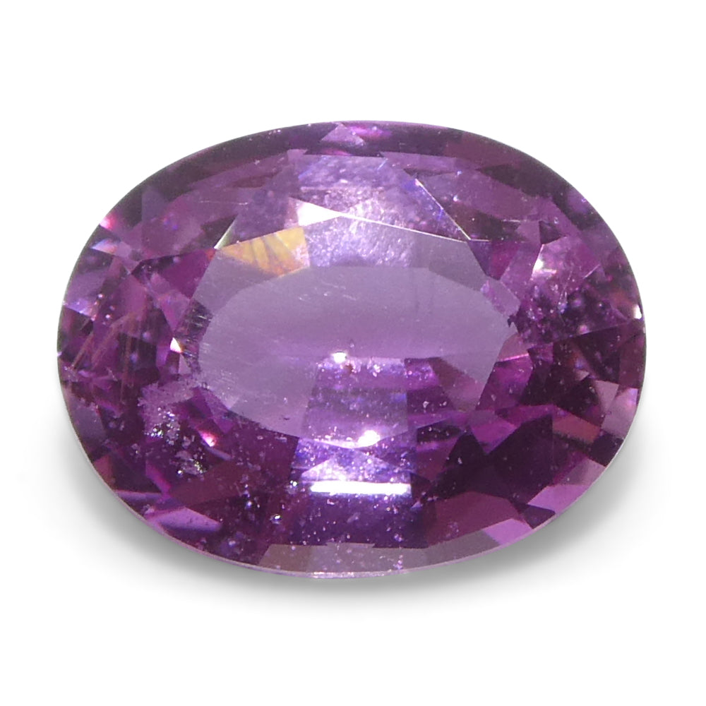 0.99ct Oval Purple-Pink Sapphire from Madagascar - Skyjems Wholesale Gemstones