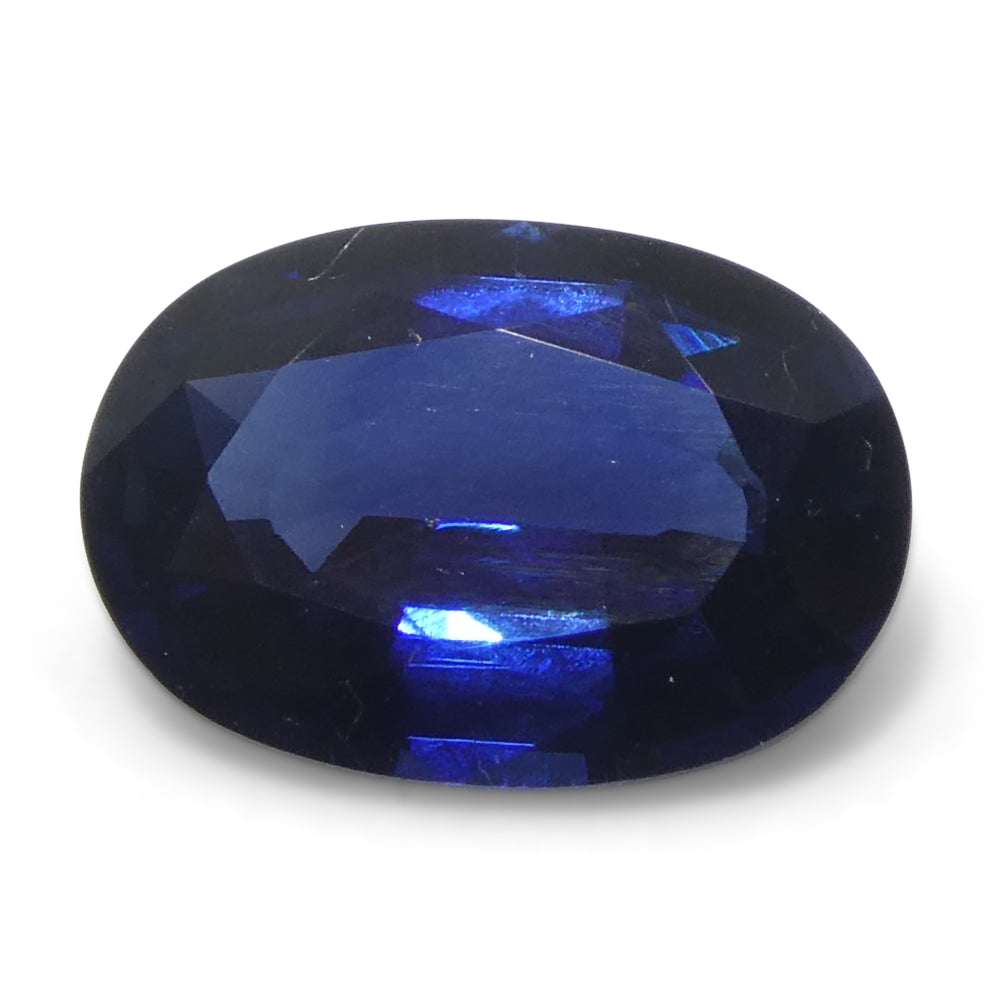 0.73ct Oval Blue Sapphire from Madagascar - Skyjems Wholesale Gemstones