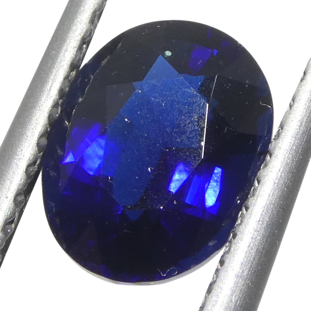 0.99ct Oval Blue Sapphire from Madagascar - Skyjems Wholesale Gemstones