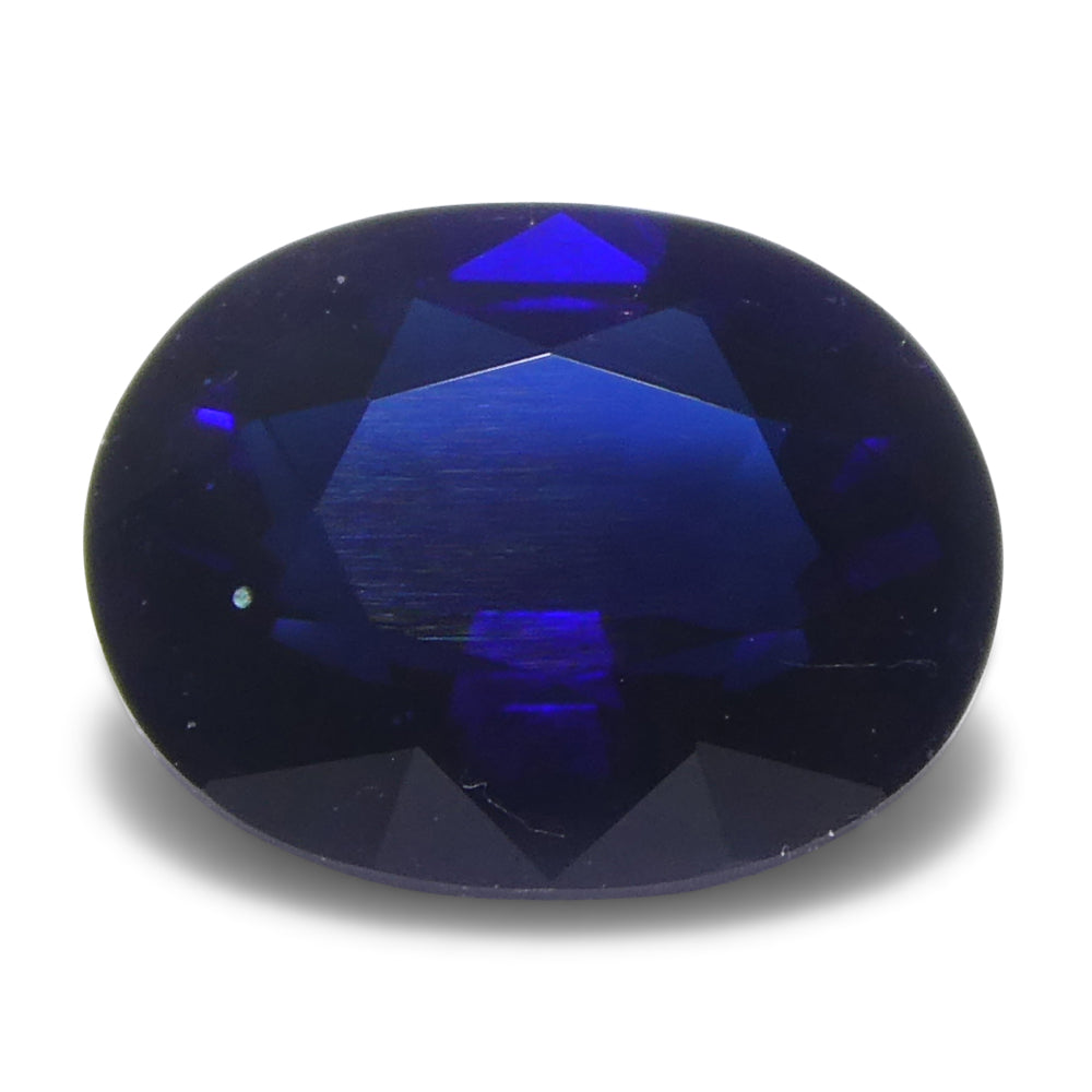 0.99ct Oval Blue Sapphire from Madagascar - Skyjems Wholesale Gemstones