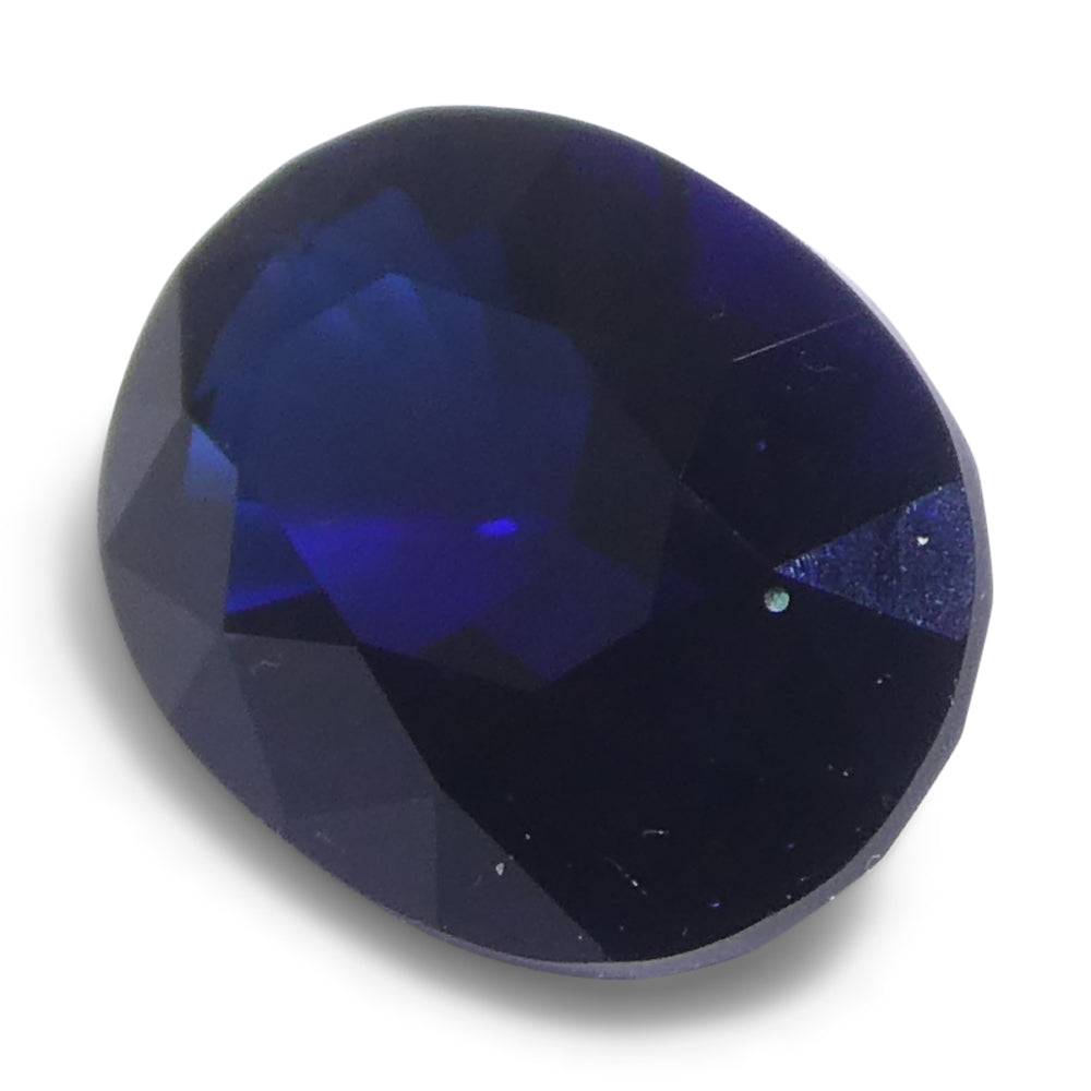 0.99ct Oval Blue Sapphire from Madagascar - Skyjems Wholesale Gemstones