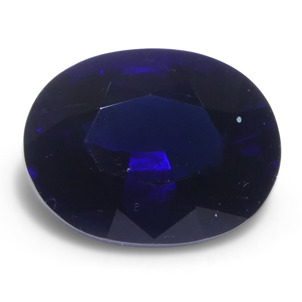 0.99ct Oval Blue Sapphire from Madagascar - Skyjems Wholesale Gemstones