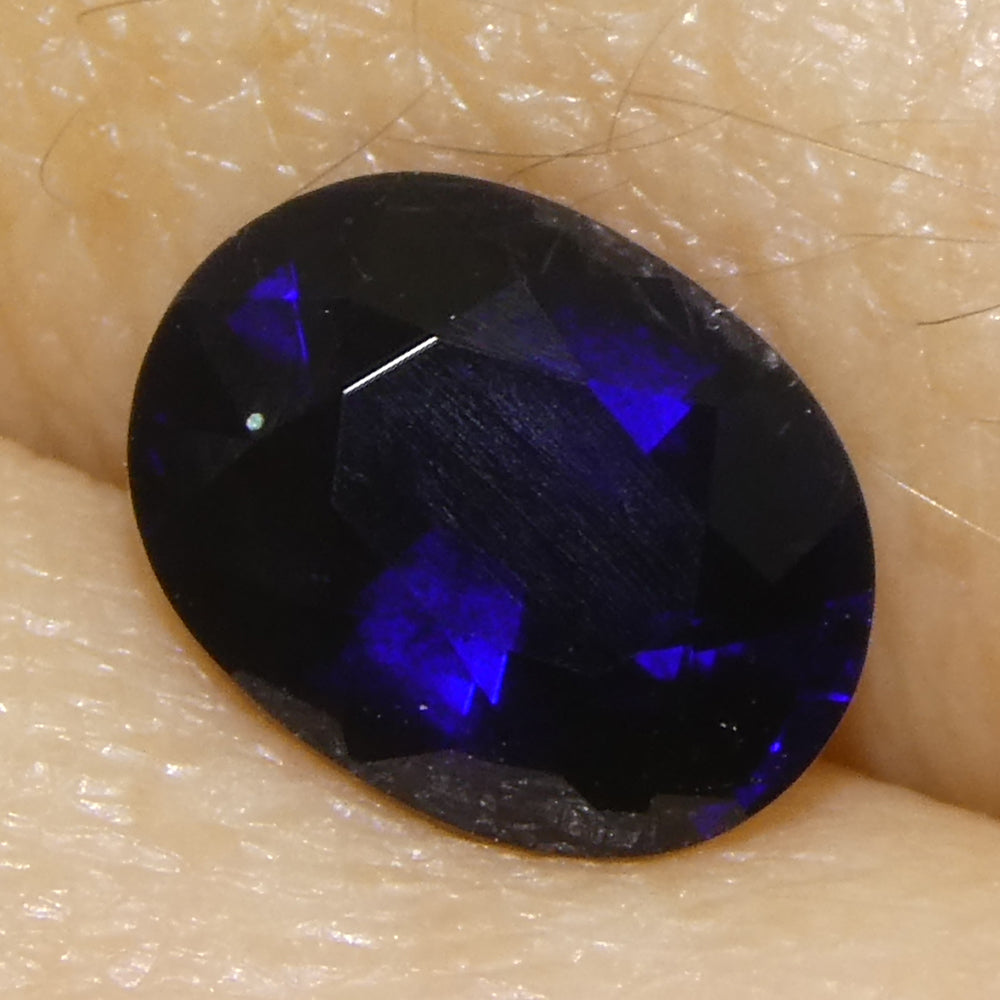 0.99ct Oval Blue Sapphire from Madagascar - Skyjems Wholesale Gemstones