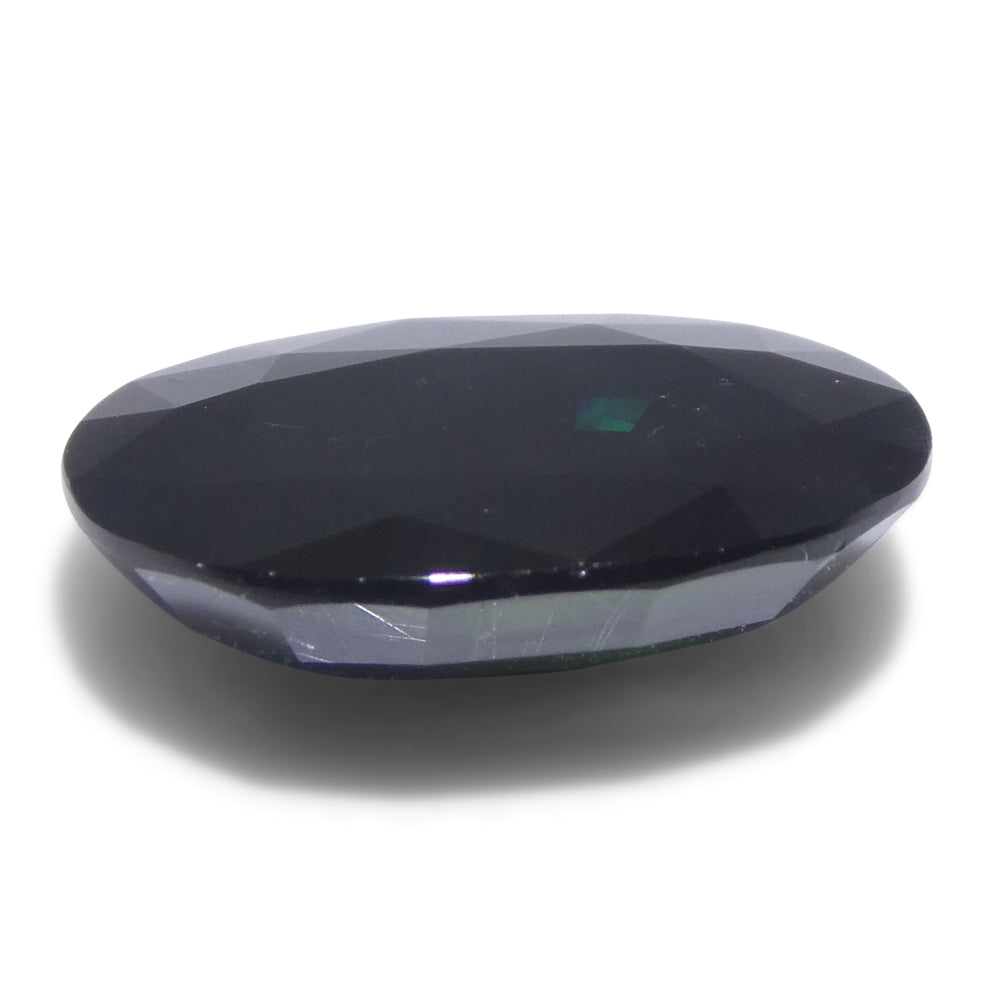 6.81ct Green-Blue Australian Sapphire Oval Cut Gemstone by SkyJems Premium Colored Gem Collection