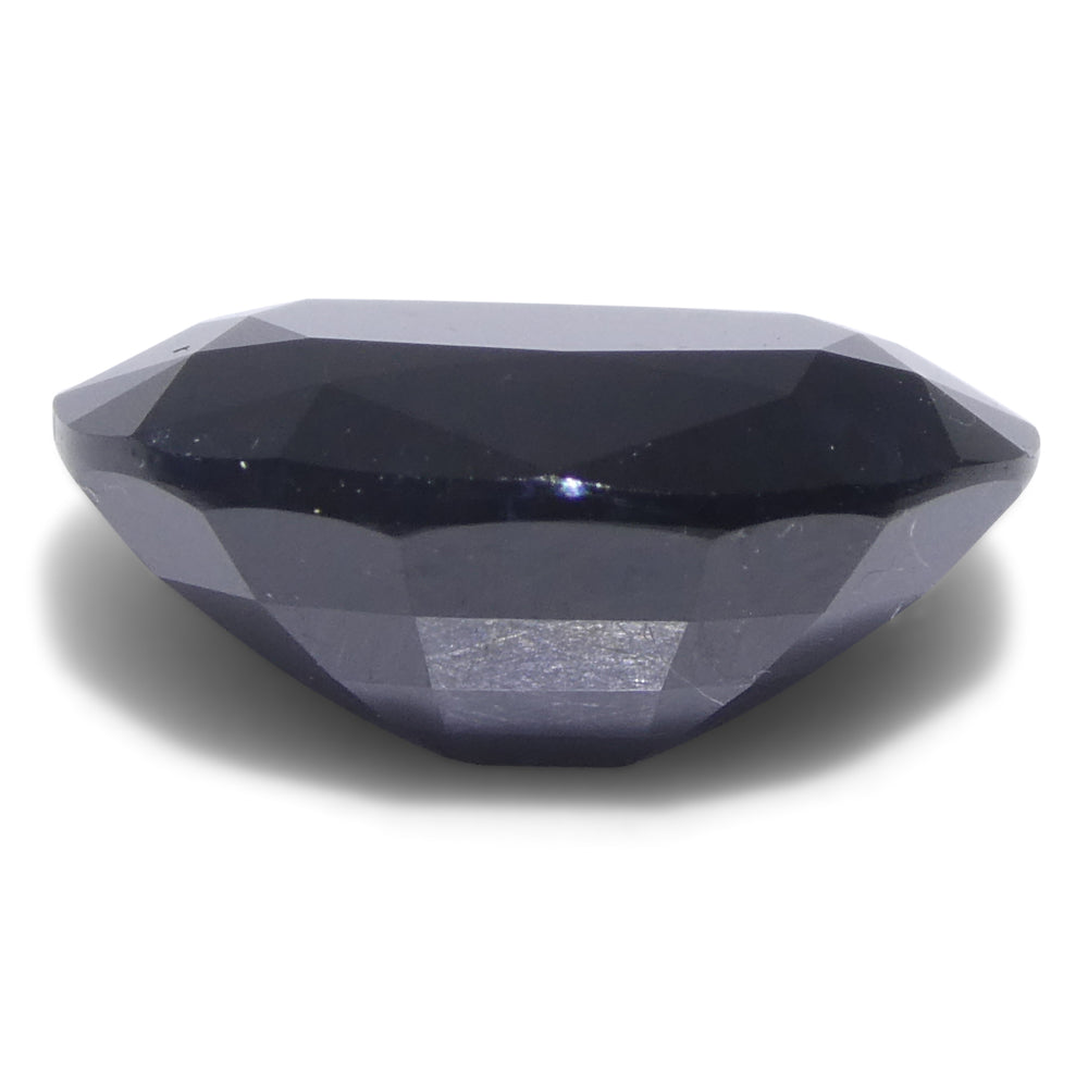 4.96ct Oval Blue Australian Sapphire from SkyJems, premium heated gemstone with deep blue color and classic oval cut