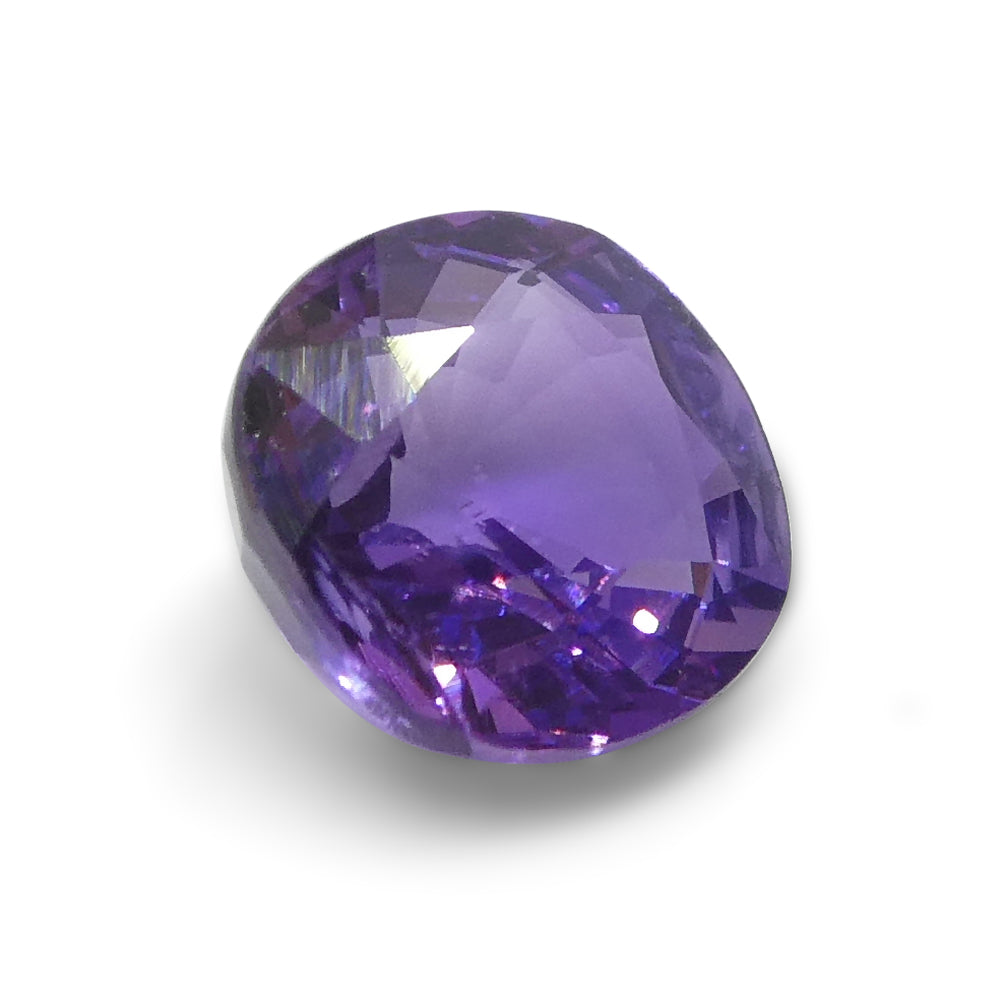 1.07ct Cushion Purple Sapphire from Madagascar, Unheated - Skyjems Wholesale Gemstones