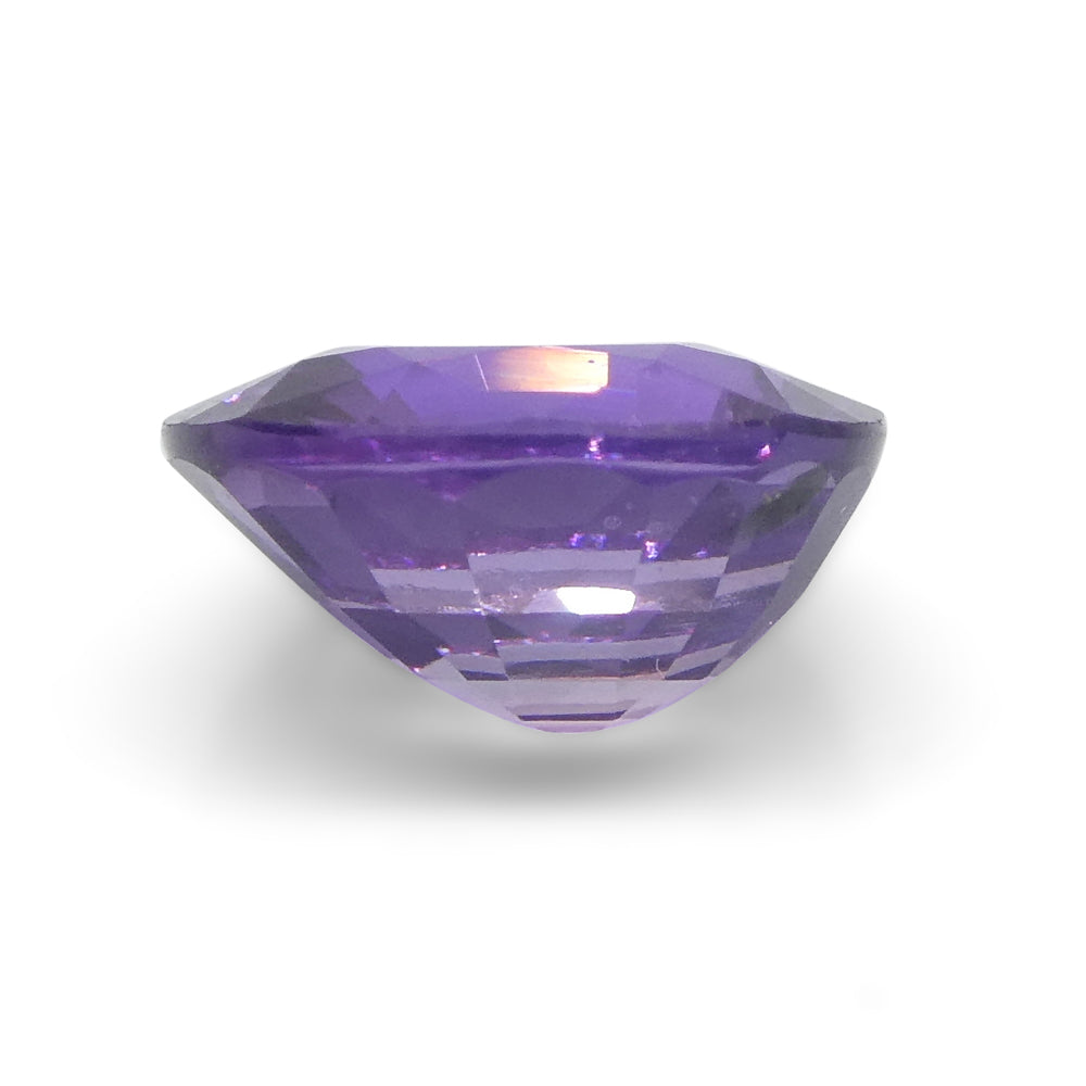 1.07ct Cushion Purple Sapphire from Madagascar, Unheated - Skyjems Wholesale Gemstones