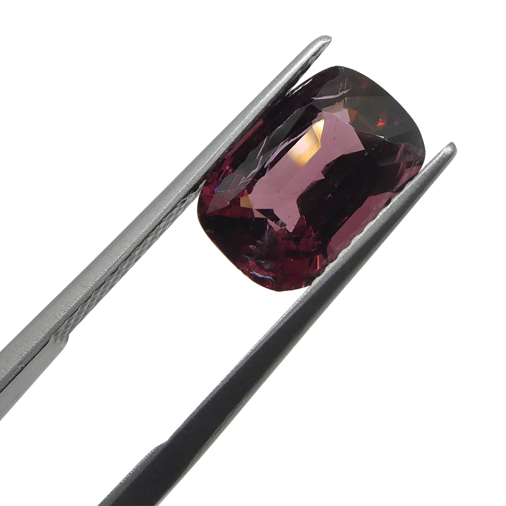 3.24ct Rectangular Cushion Red Spinel from Burma - Skyjems Wholesale Gemstones