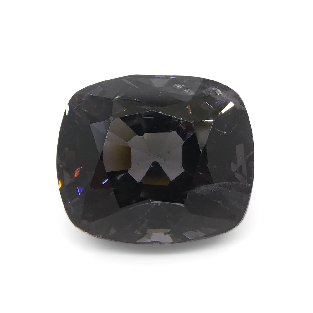 5.25ct Burmese Grey Spinel Rectangular Cushion Cut - Premium Unheated Gemstone by SkyJems Canada