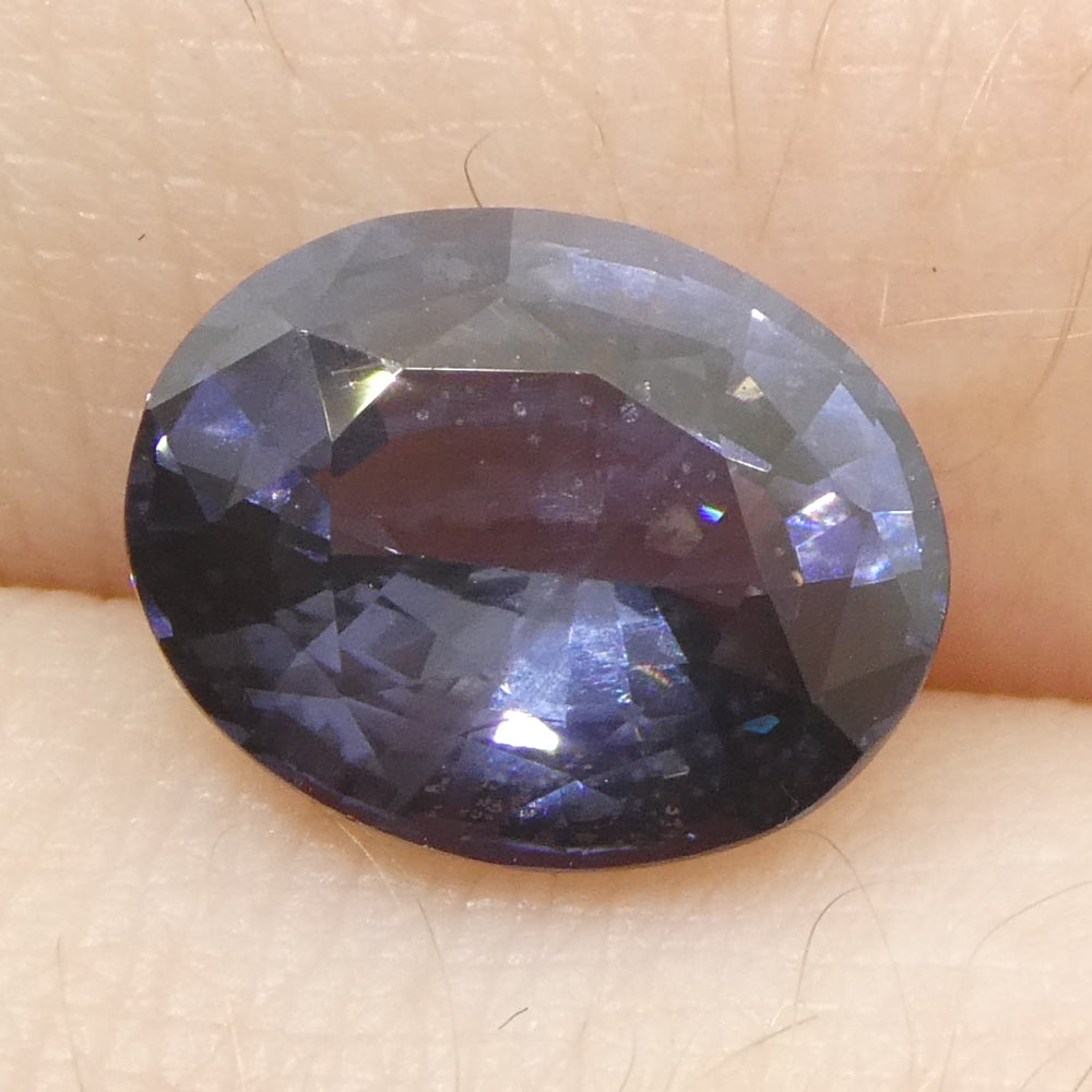 2.29ct Oval Blue Spinel from Burma Unheated