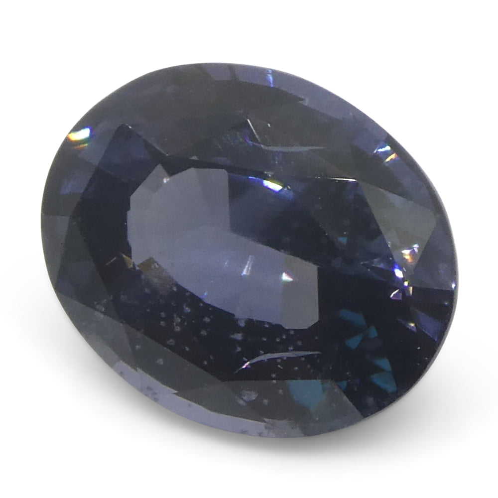 2.29ct Oval Blue Spinel from Burma Unheated