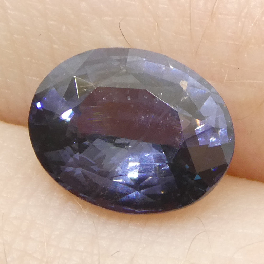 2.29ct Oval Blue Spinel from Burma Unheated