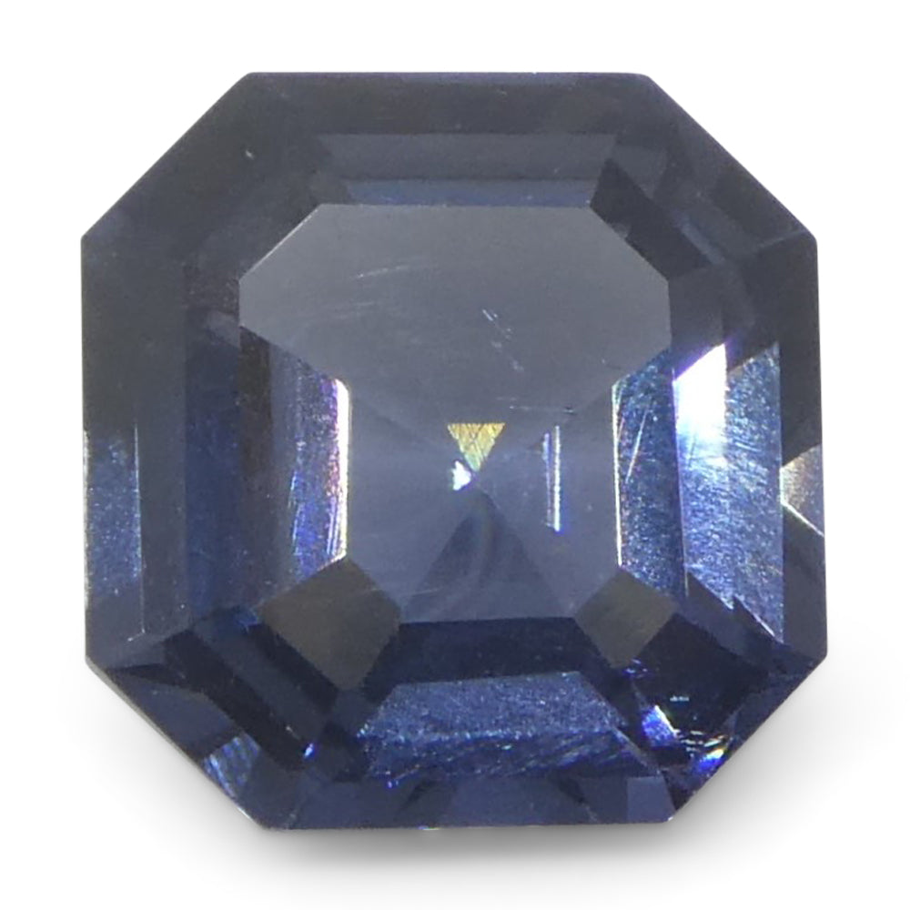 1.76ct Asscher Cut/Square Blue Spinel from Burma Unheated - Skyjems Wholesale Gemstones
