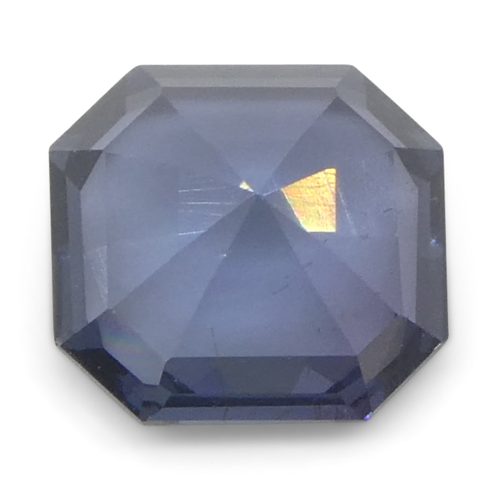 1.76ct Asscher Cut/Square Blue Spinel from Burma Unheated