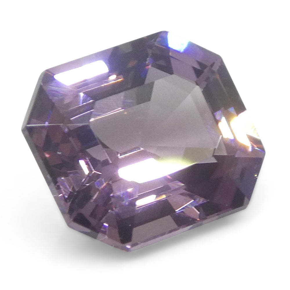 2.06ct Octagonal/Emerald Cut Purple Spinel from Burma Unheated - Skyjems Wholesale Gemstones