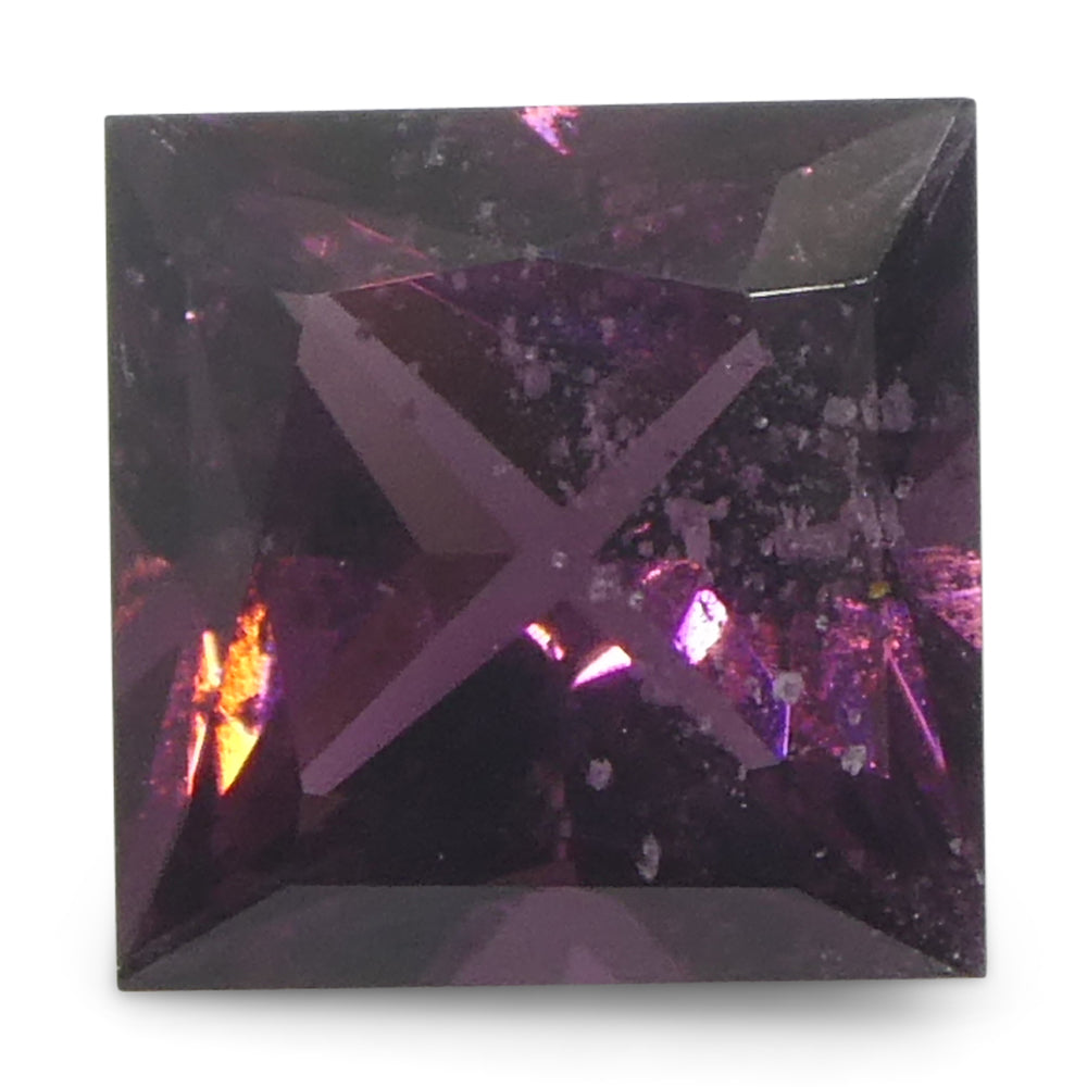 1.15ct Purplish Pink Square Spinel from Burma, unheated rare gemstone by SkyJems Canadian gem specialists