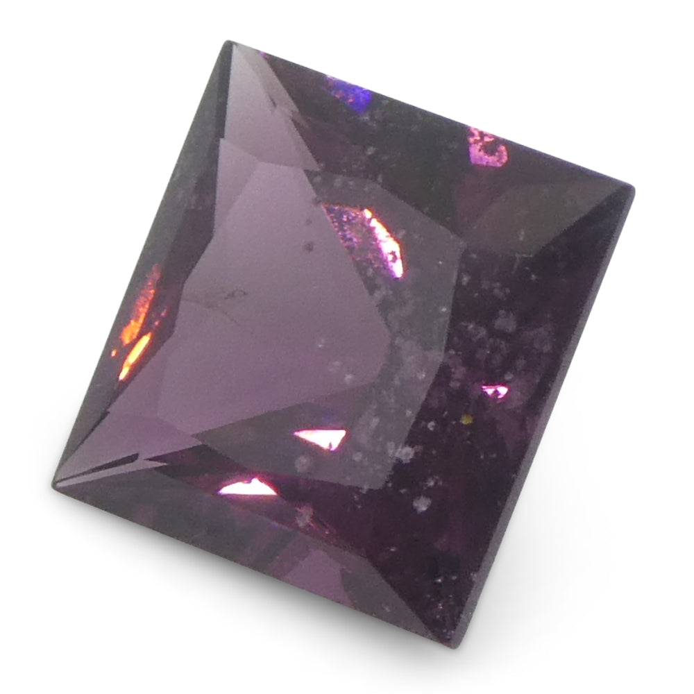 1.15ct Square Pink Spinel from Burma - Unheated Purplish Pink Gemstone by SkyJems Canadian Gem Specialists